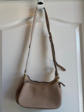 Katie Loxton 2 in 1 Taupe Pebbled Adjustable Strap Crossbody